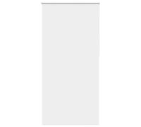 vidaXL Roller Blind Blackout White 110x230 cm Polyester Modern Design - Home Office Privacy and Light Control