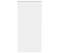 vidaXL Roller Blind Blackout White 110x230 cm Polyester Modern Design - Home Office Privacy and Light Control