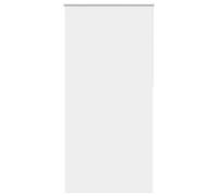 vidaXL Roller Blind Blackout White 110x230 cm Fabric Width 105.7 cm Polyester