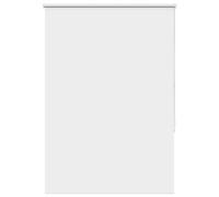 vidaXL Roller Blind Blackout White 115x150 cm Fabric Width 110.7 cm Polyester