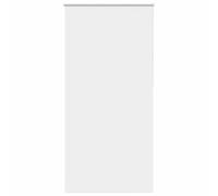 vidaXL Roller Blind Blackout White 115x230 cm Fabric Width 110.7 cm Polyester, day and night blind, kitchen blind, blackout roller shade