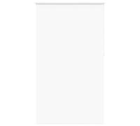 vidaXL Roller Blind Blackout White 120x230 cm Fabric Width 116.6 cm Polyester, day and night blind, kitchen blind, blackout roller shade