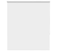 vidaXL Roller Blind Blackout White 130x150 cm Fabric Width 126.6 cm Polyester