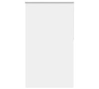 vidaXL Roller Blind Blackout White 140x210 cm Fabric Width 136.6 cm Polyester
