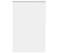 vidaXL Roller Blind Blackout White 145x230 cm Fabric Width 141.6 cm Polyester