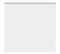 vidaXL Roller Blind Blackout White 155x130 cm - Polyester Fabric, Chain Connector, Easy Installation