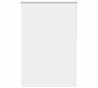vidaXL Roller Blind Blackout White 160x210 cm Fabric Width 156.6 cm Polyester