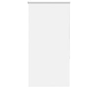 vidaXL Roller Blind Blackout White 65x130 cm Fabric Width 60.7 cm Polyester