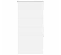vidaXL Roller Blind Blackout White 70x130 cm Fabric Width 65.7 cm Polyester, day and night blind, kitchen blind, blackout roller shade, blackout blind