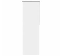 vidaxl roller blind blackout white polyester 65x230 cm - easy installation & adjustable height