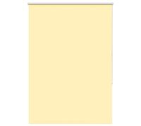 vidaXL Roller Blind Blackout Yellow 115x175 cm 100% Polyester Fabric for Windows/Home & Office - Easy Install
