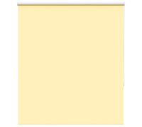 vidaXL Roller Blind Blackout Yellow 130x175 cm Fabric Width 126.6 cm Polyester