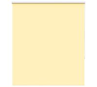 vidaXL Roller Blind Blackout Yellow 135x150 cm Fabric Width 131.6 cm Polyester