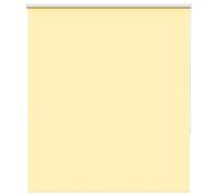 vidaXL Roller Blind Blackout Yellow 135x175 cm Fabric Width 131.6 cm Polyester