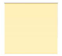 vidaxl roller blind blackout yellow 145x130 cm - no-drill clamping installation, 100% polyester, child-safe chain design