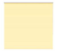vidaxl roller blind blackout yellow 145x130 cm - no-drill clamping installation, 100% polyester, child-safe chain design