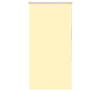 vidaXL Roller Blind Blackout Yellow 85x130 cm Fabric Width 80.7 cm Polyester