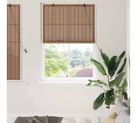 vidaXL Roller Blind Brown 110 x 160 cm Bamboo