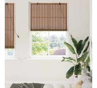 vidaXL Roller Blind Brown 110 x 220 cm Bamboo