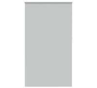vidaxl roller blind - light grey polyester blackout fabric for windows - 230cm height - modern style - easy install