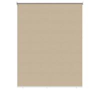 vidaXL Roller Blind UV Protection Beige 160 x 230 cm Polyester, Stylish, Rectangular, UV-Resistant, Thermal Insulation, Taupe Roller Blind, Energy Efficient Blinds, Modern Window Treatment