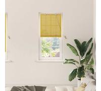 vidaXL Roller Blind Yellow 60 x 220 cm Bamboo