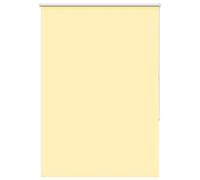vidaxl roller blind - yellow blackout shade, 100x175cm, polyester fabric, versatile window cover for home, office, or cafe decor, easy installation, modern style