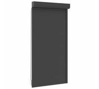 vidaXL Roller Shutter Aluminium 110x220 cm Anthracite - Weather Resistant, Abrasion-Resistant, Energy-Efficient, Enhances Privacy, Easy to Install, Complete with Mounting Hardware