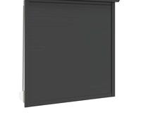 vidaXL Roller Shutter Aluminium 130x140cm - Anthracite | Energy-Efficient | Premium Material | Easy Installation | Enhances Privacy