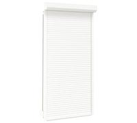 vidaXL Roller Shutter White 110 x 220 cm Aluminium and Polyurethane, Stylish Indoor and Outdoor Shutters for Temperature, Privacy and Year-Round Living Feel
