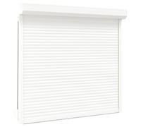 vidaXL Roller Shutter White 160 x 150 cm Aluminium and Polyurethane
