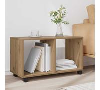 (oak, 72 x 33 x 42.5 cm) vidaXLÂ RollingÂ Cabinet Filing Cabinet File Cabinet Engineered Wood
