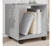 vidaXL Rolling Cabinet Concrete Grey 37x33x42.5 cm Engineered Wood Berkfield Home Grey One Size