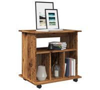 vidaXL Rolling Cabinet Old Wood 60x45x60 cm Engineered Wood