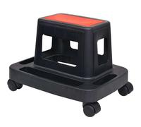 vidaXL Rolling Workshop Stool with Storage 150 kg