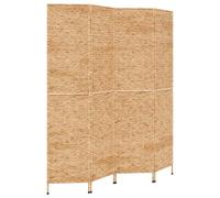 vidaXL Room Divider 4-Panel 163x180 cm Water Hyacinth