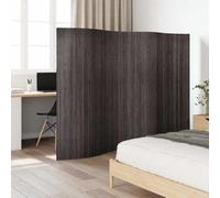 vidaXL Room Divider Bamboo Grey 250x165 cm Room Partition Panel Screen Home