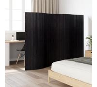 vidaXL Room Divider Black 165x250 cm Bamboo