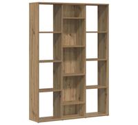 vidaXL Room Divider/Book Cabinet Artisan Oak 100x24x140 cm Engineered Wood