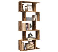 (old wood, 70 x 24 x 161 cm) vidaXL Room Divider Bookcase 6-Tier Shelf Bookshelf Engineered Wood