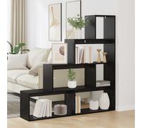 Room Divider Bookcase Bookshelf 4-Tier Shelf Book Rack Engineered Wood vidaXL