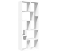 vidaXL Room Divider Bookcase White 67x25x161.5 cm Engineered Wood
