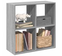 Vidaxl Room Divider Bookcase Grey Sonoma 69.5X29X69.5 Cm Engineered Wood