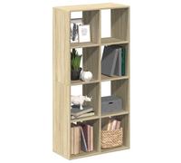 Vidaxl Room Divider Bookcase Sonoma Oak 69.5X29X137.5 Cm Engineered Wood