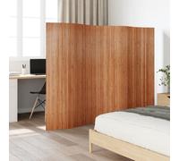 vidaXL Room Divider Brown 165x250 cm - Bamboo Privacy Screen/Partition for Living Room, Bedroom, Office - Natural, Durable, Roll-Up Design