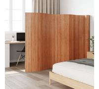 vidaXL Room Divider Privacy Screen Room Partition Privacy Panel Brown Bamboo