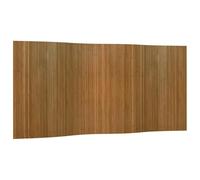 vidaXL Room Divider Brown Width 400 cm Height 165 cm Bamboo