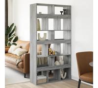 vidaXL Room Divider Grey Sonoma 100x33x187.5 cm Engineered Wood