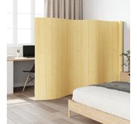 vidaXL Room Divider Privacy Screen Panel Room Partition Light Natural Bamboo