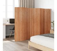 vidaXL Bamboo Room Divider Screen - Natural 165x400cm - Indoor Privacy Panel, Modern, Easy Storage, Lightweight